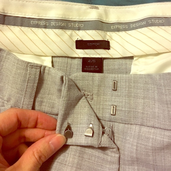 Super cute grey boot cut slacks