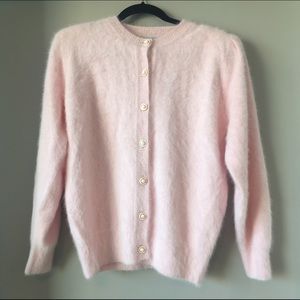 Vintage Angora Cardigan