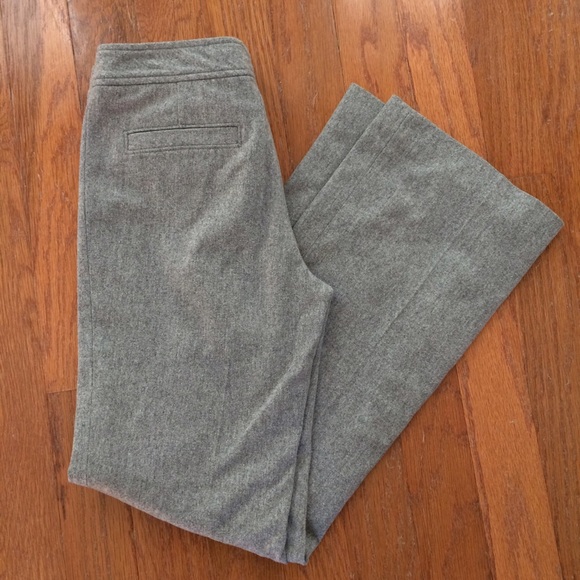 Wool Blend Gray Pants