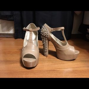 Spiked Platform Heels