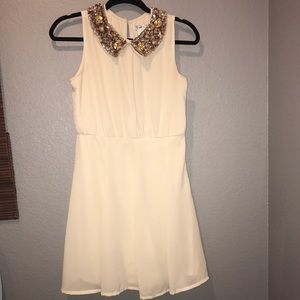 Sequin Collar Dress