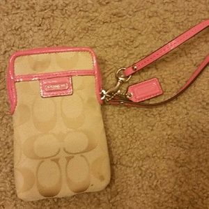 Authentic Coach Wristlet