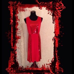 .  Slinky Brand sequined dress. Closet Closing