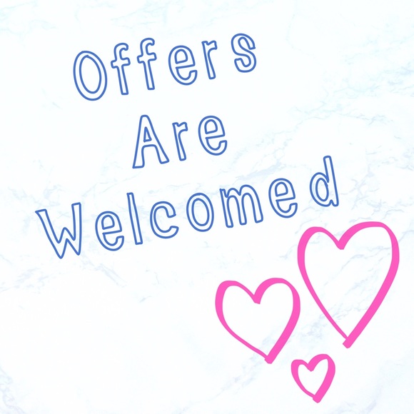 Reasonable offers are welcomed!