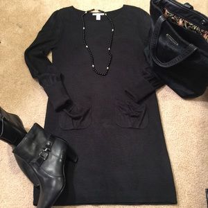Alice $ Olivia Black Sweater Dress