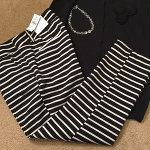 LOFT black and white pants