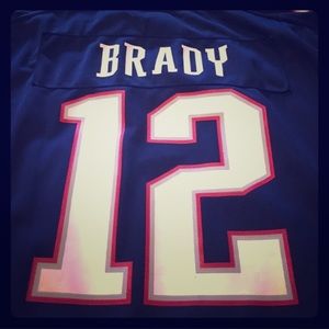 Juniors large Tom Brady patriots jersey