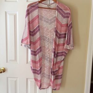 Multi Color Cocoon Cardigan