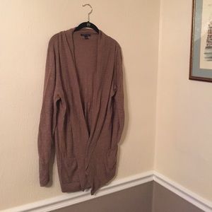 Tan Banana Republic cardigan