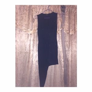 Slit mini dress