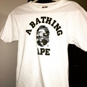 BAPE glow in the dark t shirt