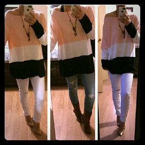 Georgeous color block top