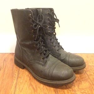 Black Combat Boots