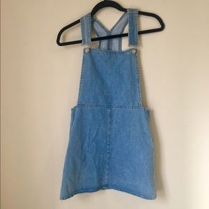 Topshop Overalls Dress