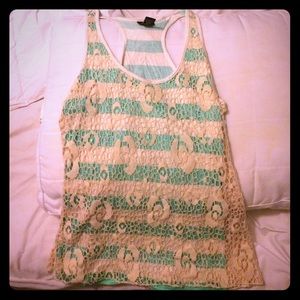 Lace tank top!