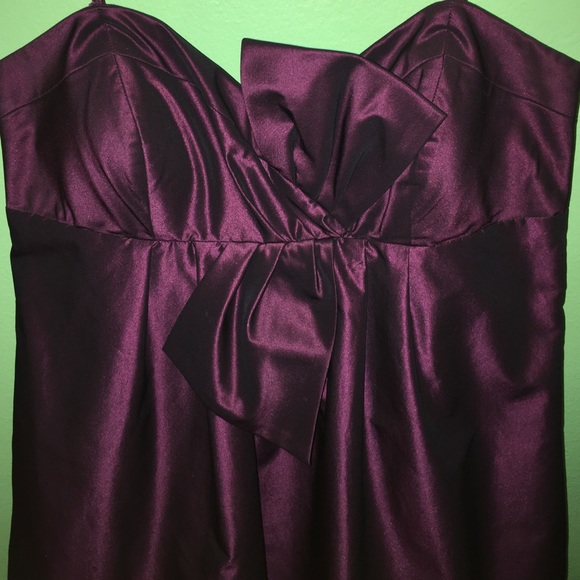 Plum Bubble Cocktail Dress