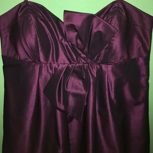 Plum Bubble Cocktail Dress