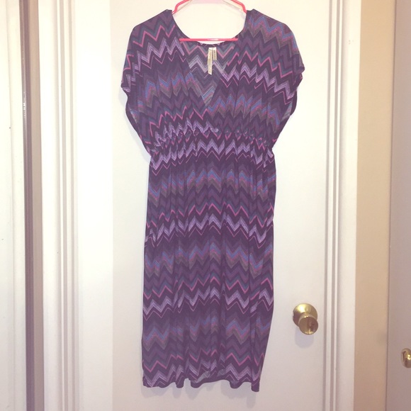Chevron pattern dress