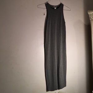 Gray maxi dress