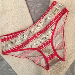 Victoria's Secret Christmas panty hiphugger L