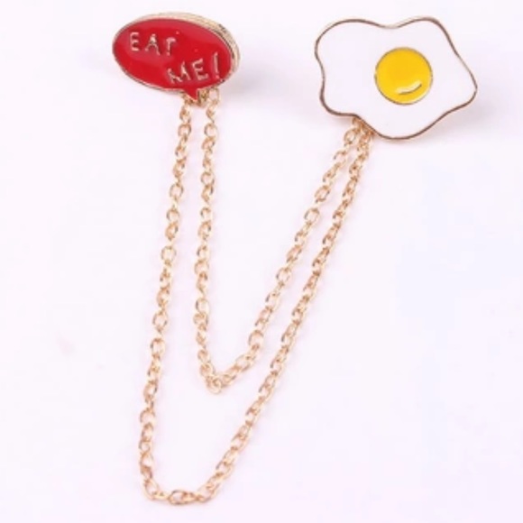 Beautiful Omelette Brooch - Picture 2 of 4