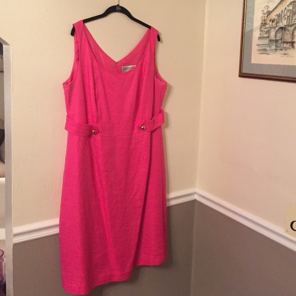 Hot pink Jessica Howard dress