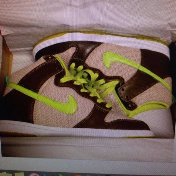 Nike "Shrek" HighTop Dunks