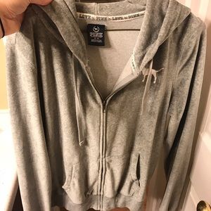 Vs pink grey hoodie