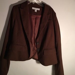 Brown checkered Blazer