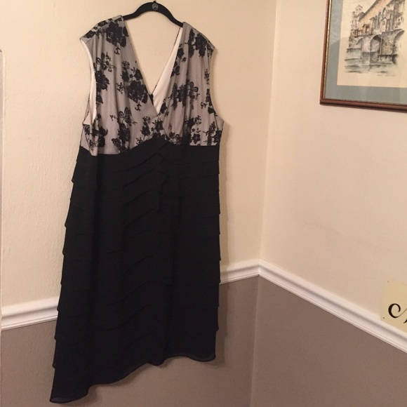 Black cocktail dress