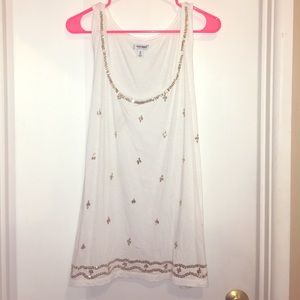 Sequin decorated tank