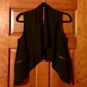 Express Black Vest Size XS