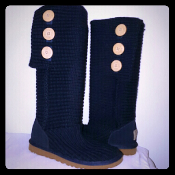 Navy Cardy UGG Boots