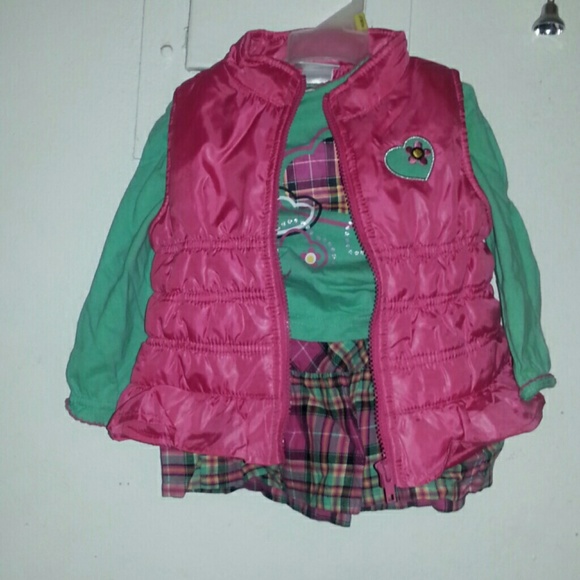 Brand New 18 mths 3pc skirt and jacket set