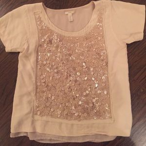 JCrew Embellished Top