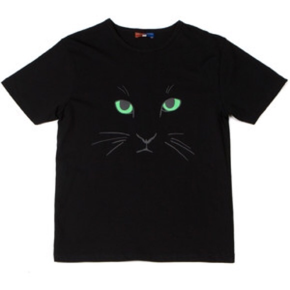 Opening Ceremony Unisex Cat Print T-shirt