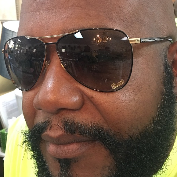 Gucci GG 4209S Black Gold/Grey Shaded Sunglasses - Picture 5 of 5