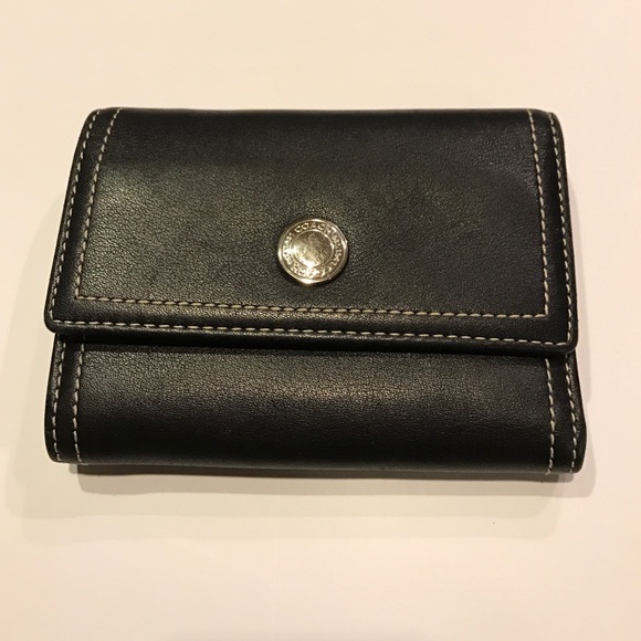 COACH Trifold Leather Wallet