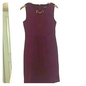 Ivanka Trump Plum Red Sheath Dress