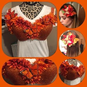 Festival/costume bra and matching crown!🍁