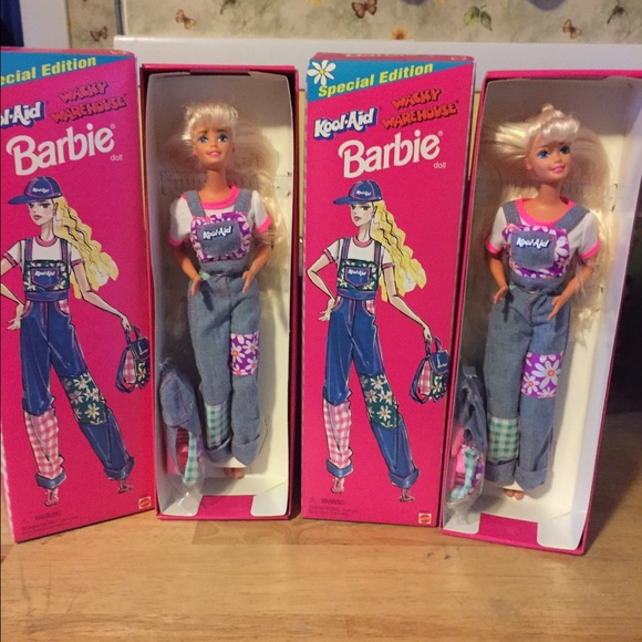 Set Of two kool aid Collectible Barbies