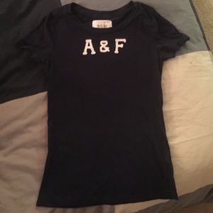 Navy A&F fitted tee