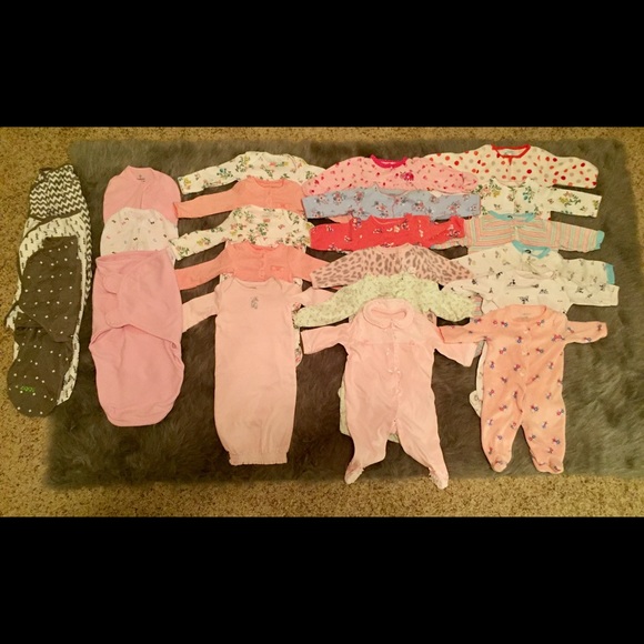 Cute newborn baby girls clothes