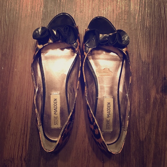 Cheetah print Steve Madden flats - Picture 1 of 4