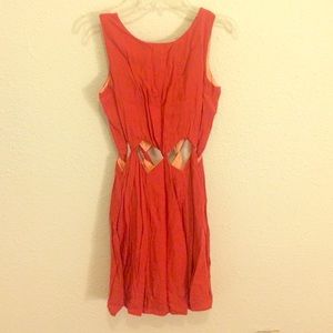 Size small, orange summer dress