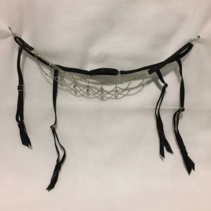 Victoria's Secret Rhinestone Garter Belt
