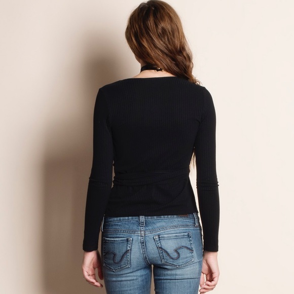 Wrap Long Sleeve Top - Picture 4 of 4