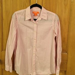 ❌ SOLD ❌ Joe Fresh pink gingham plaid shirt