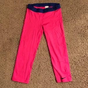 Nike workout pants hot pink