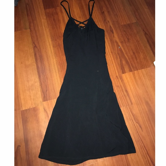 H&M black tight dress